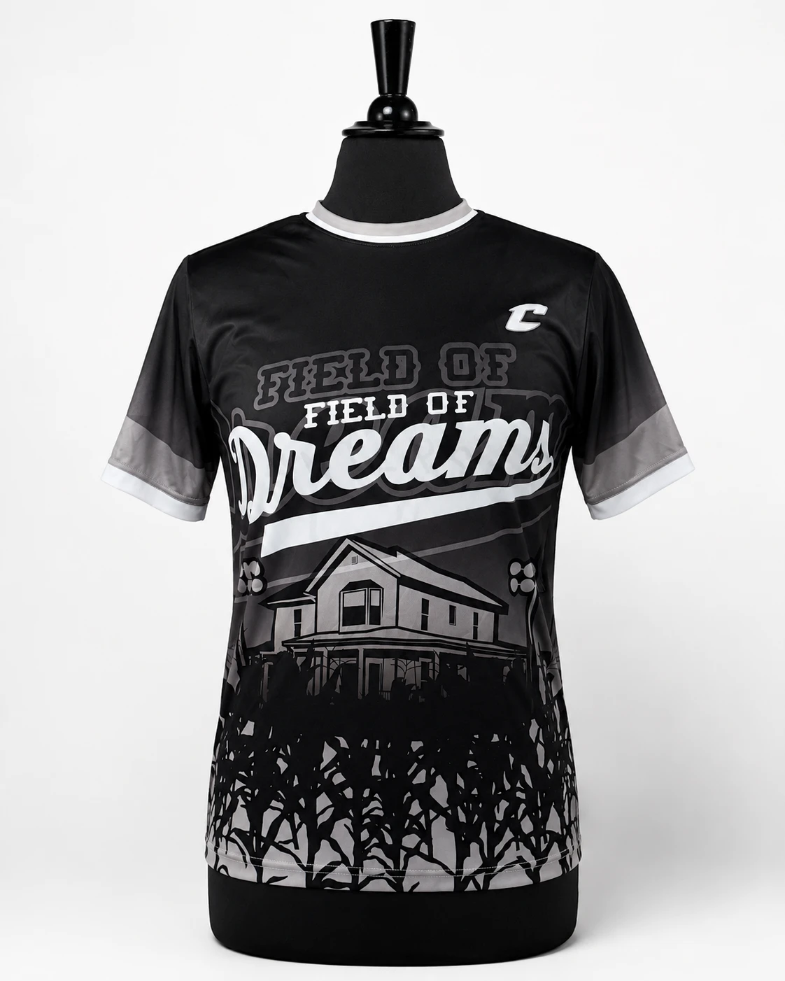 Sublimated jersey showing vibrant full-color design