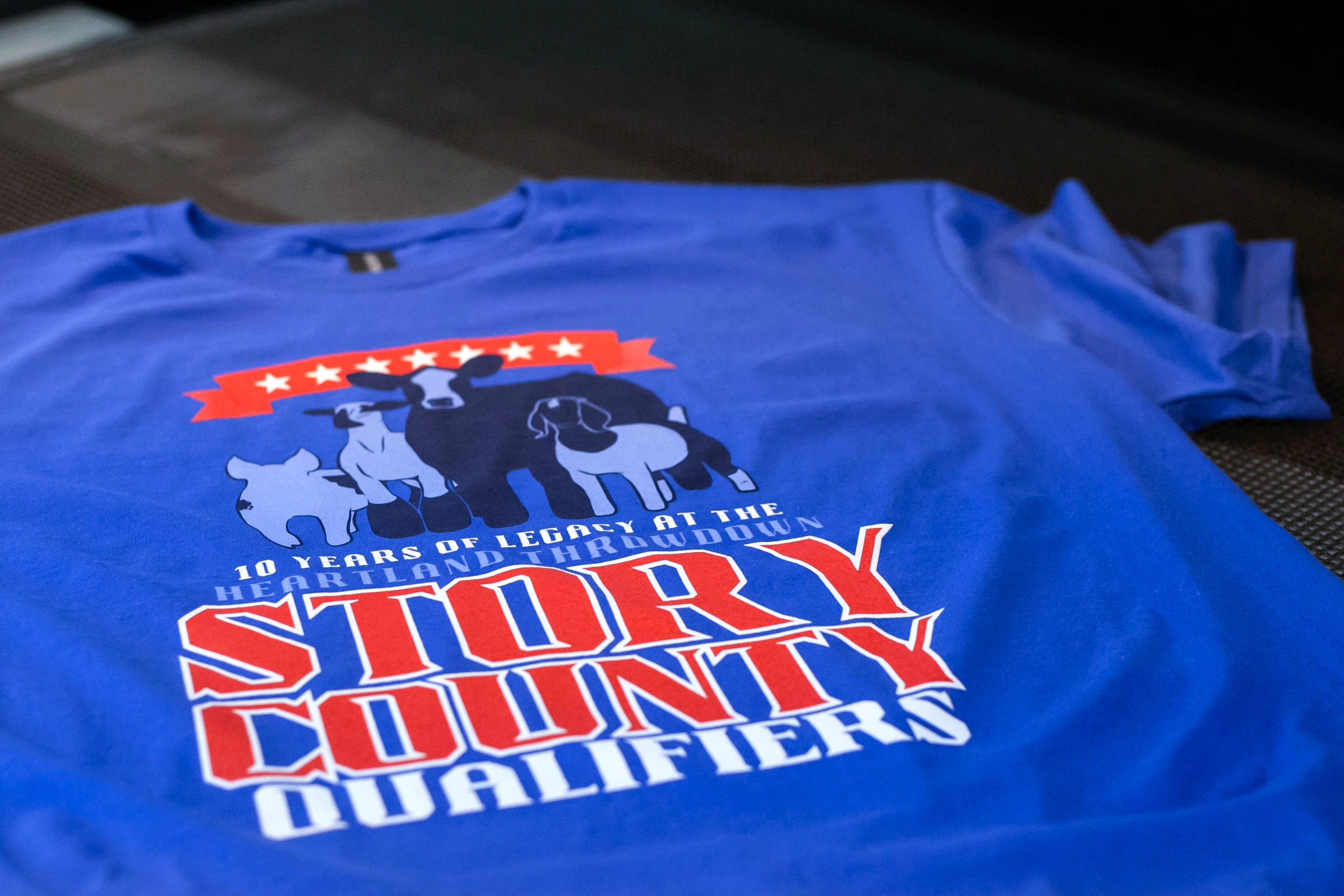 Story County Showdown screen printed shirt